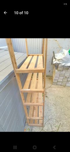 Shelves shed