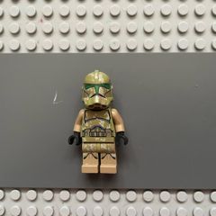 lego star wars sw0519 Clone Trooper, 41st Elite Corps (Phase 2) minifigure- Kashyyyk Camouflage, Scowl