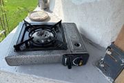 Single-burner camping gas stove