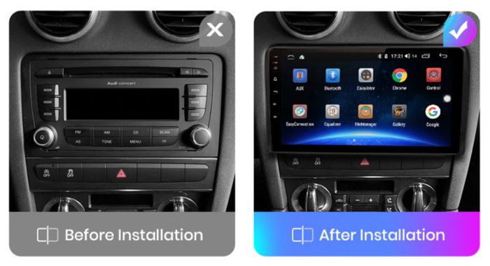 Audi A3 New Android Stereo Radio With Carplay