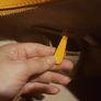 Fabulous yellow leather Michael Kors bag and wallet with gold hardware Image 5