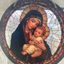 Suncatcher Mary & baby Jesus Image 7