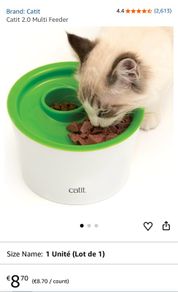 Cat  Feeder and bowls
