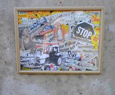 TORN OFF 2  Original Paper Collage