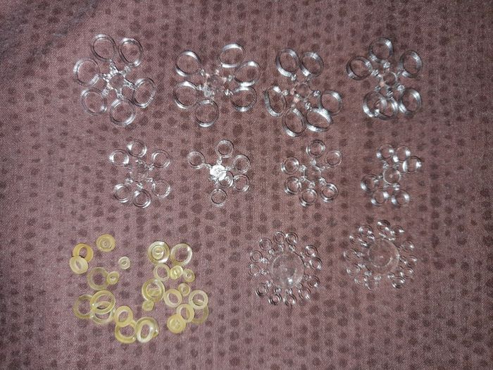 NEW - Set of 90 Elastic Baitbands for Carp fishing in 5 sizes - Carp Tench Bream Roach Feeder Method