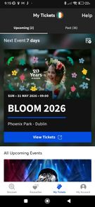 Bloom in the park 31st May - 2 adults & 2 kids tickets