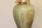 Vintage 1970's Onyx Amphora Vase/Carafe