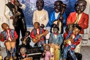 Rare large ceramic Jazz Band