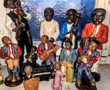 Rare large ceramic Jazz Band