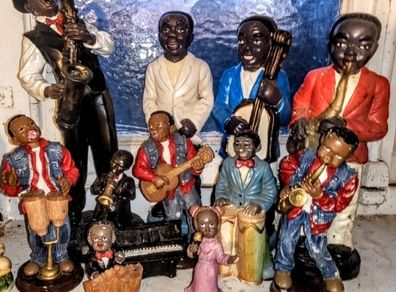 Rare large ceramic Jazz Band