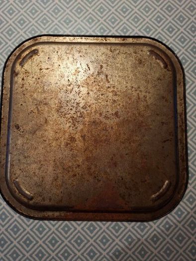 Antique J&B Rare Scotch whiskey metal tray