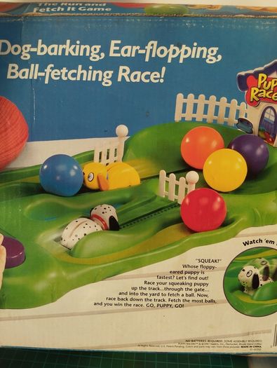 vintage Puppy Racers Board Game 1997