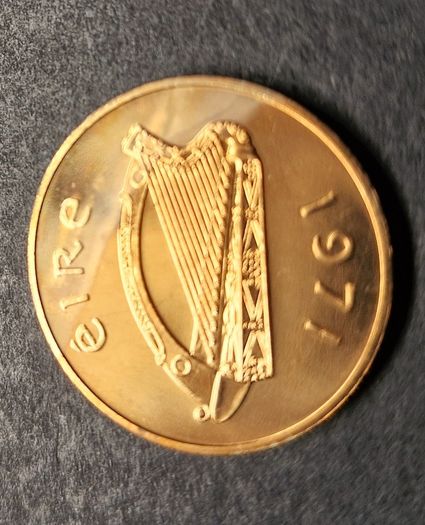 Ireland Excellent 1971 Two Pence 2p coin