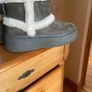 Fab Zara Khaki Green Ugg Style Faux Suede and Shearling Platform Ankle Boots  UK 5 EU 38 Image 3