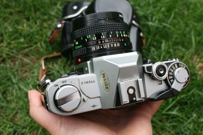 Canon AT-1 with 50mm F1.8 Ideal Student / Starter 35mm Film Camera