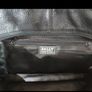 Stylish Large Bally Black Leather Bag Image 8