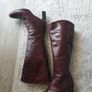 Lottusse Burgundy Knee High Boots Size Uk 6,5 Image 6