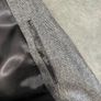 Men's Gray Double-Breasted Herringbone Coat Image 10