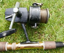 Vintage Prince Regent  Hi 1917 Spinning Reel and Fishing Rod