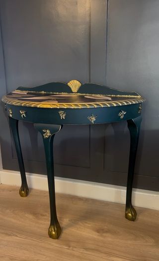 FINAL SALE! Half moon hall table