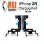 iPhone XR 6.1 Replacement Charging Port Dock Connector Flex Cable Mic White Image 3