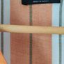 Bershka Orange Striped Midi Shirt Dress with Belt Image 4