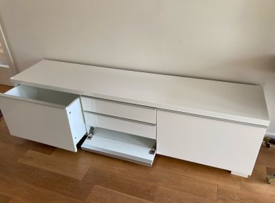 Ikea Tv Bench High Gloss White