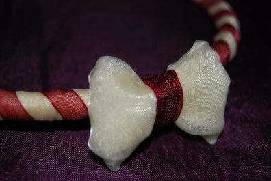 Handmade organza hairband with bow