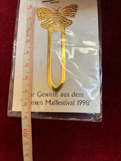 Brand New Vintage Butterfly Bookmark