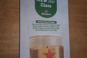Heineken bartop showcard