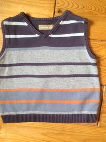 Age 12-18 Months Striped Sleeveless Jmper
