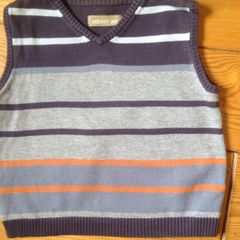 Age 12-18 Months Striped Sleeveless Jmper