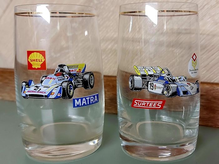 Vintage formula 1 glasses