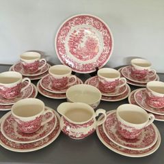 27 Piece Tea Set Royal Tudor