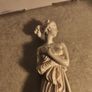 Vintage Alabaster Venus Italica, Handmade in Greece. 8.5 inches Tall x 2.5 inches Wide Image 9