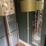 Take your pick - other photos added - 2 Matching ( exactly the same ) Tall Cream / Off White Tall Floor Standing Lamps - will sell individually Image 8