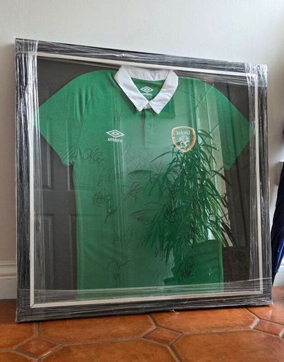 Signed Framed Ireland Euro 2016 Shirt