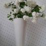 Large Belleek White Vase Image 3