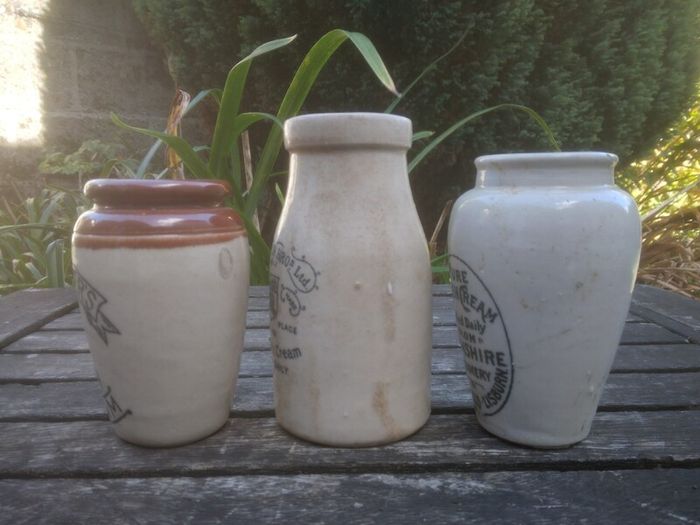 Dublin Belfast And Lisburn Antique Cream Pots