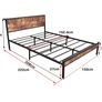 King Size Bed Frame Metal Image 8