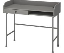 IKEA HAUGA Desk, Grey (Discontinued)