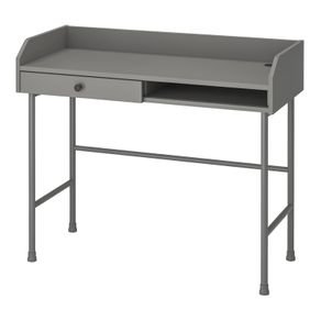 IKEA HAUGA Desk, Grey (Discontinued)