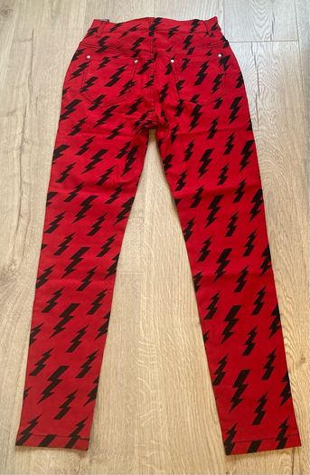 Banned Apparel Red Women's Trousers Size L
