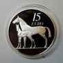 Ireland - Irish Animals Silver Proof 3 x Coins - Horse - Salmon - Hound Image 2