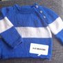 County colours hand knitted kids jumpers Image 3