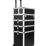 Multi-function 4 in 1 Beauty Cosmetic makeup nail hairdressing Beauty Case black Vanity Trolley Image 3