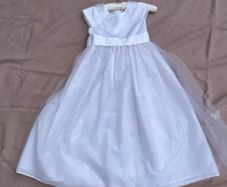 Beautiful tigerlily white Communion Dress