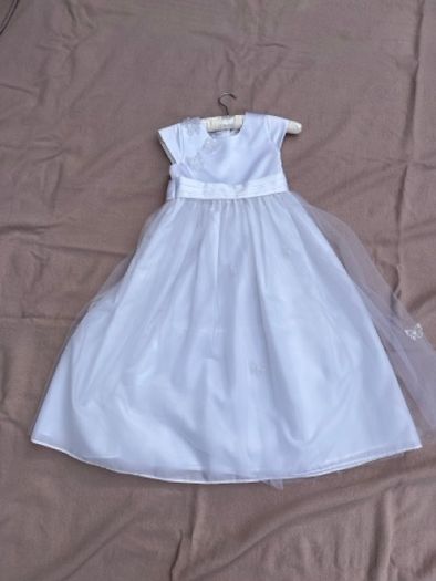 Beautiful tigerlily white Communion Dress