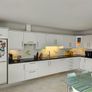 Modern White Gloss Kitchen Image 4