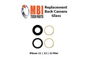 iPhone 11 12 12 Mini Back Camera Glass Rear Camera Lens Cover with Adhesive